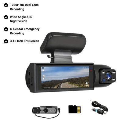 enesy™ Front & Rear Dash Cam